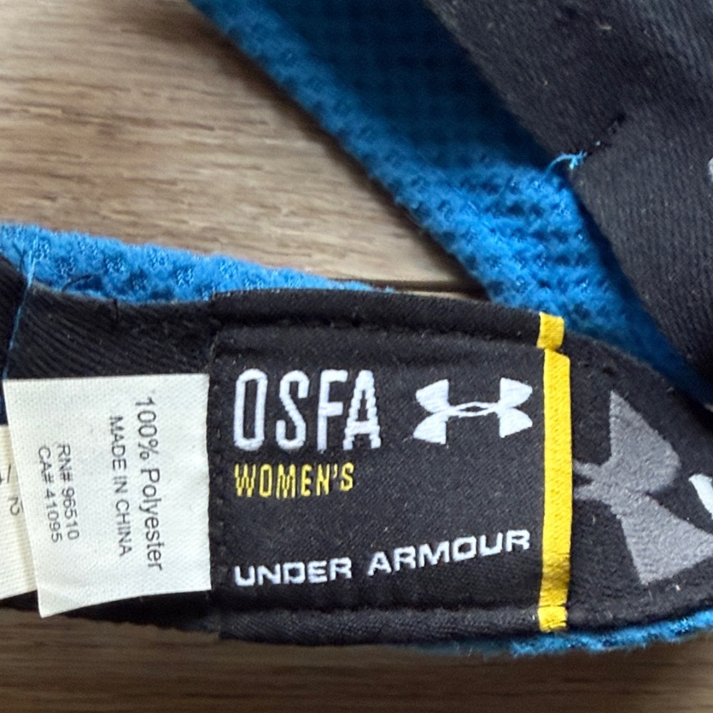 Under Armour Blue and Black Sports Visor - Picture 3 of 4
